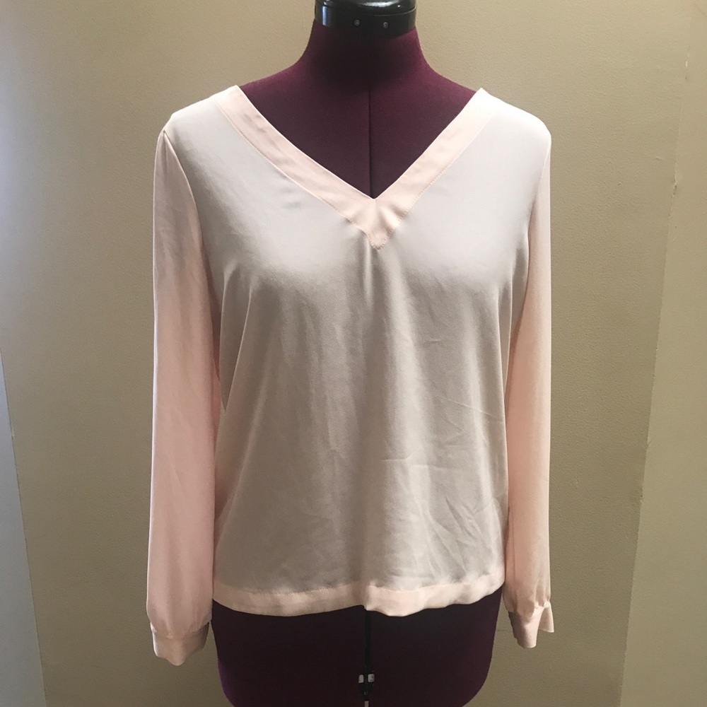 Long sleeve tie back shirt